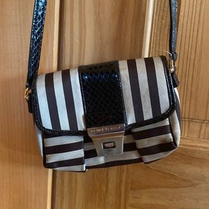 Mini Henri Bendel Signature Stripe Shoulder Bag